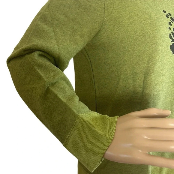 HABITAT green oversized, pullover ,NWT .sea shell,casual, PTP 19.5  and 22.5” - Picture 7 of 13
